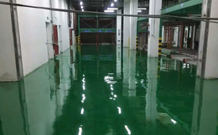 11月永靖永靖环氧地坪施工高峰来袭，梦得来化工多项目同步推进保交付